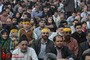 صحن‌های حرم مطهر رضوی در هنگام سخنرانی رهبر معظم انقلاب