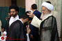 مراسم عمامه گذاری طلاب توسط آیت الله مکارم شیرازی - قم