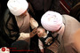 مراسم عمامه گذاری طلاب توسط آیت الله مکارم شیرازی - قم