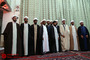 مراسم عمامه گذاری طلاب توسط آیت الله مکارم شیرازی - قم
