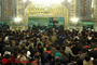 آذین بندی حرم مطهر رضوی در شب ولادت امیرالمومنین 