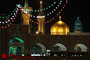 آذین بندی حرم مطهر رضوی در شب ولادت امیرالمومنین 