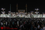آذین بندی حرم مطهر رضوی در شب ولادت امیرالمومنین (ع)
