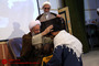 مراسم عمامه گذاری طلاب توسط آیت الله مصباح یزدی - قم 
