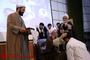 مراسم عمامه گذاری طلاب توسط آیت الله مصباح یزدی - قم 