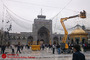 آماده سازی حرم مطهر رضوی در آستانه عید مبعث