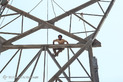ساخت دکل در ارتفاعات جاده چالوس