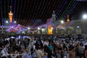 آذین بندی و چراغانی حرم رضوی در شب نیمه شعبان