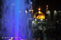 آذین بندی و چراغانی حرم رضوی در شب نیمه شعبان
