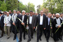 مراسم وداع با پیکرهای شهدای غواص