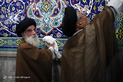 مراسم غبار روبی مسجد انصار الحجة در آستانه ماه میهمانی خدا 
