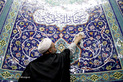 مراسم غبار روبی مسجد انصار الحجة در آستانه ماه میهمانی خدا 