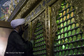 غبار روبی آستان مقدس امام زاده طاهر(ع) در کرج