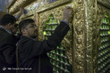غبار روبی آستان مقدس امام زاده طاهر(ع) در کرج