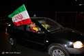 شادی مردم تهران پس از پیروزی تیم ملی والیبال ایران مقابل لهستان