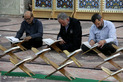 مراسم جزء خوانی و محفل انس با قرآن در حرم مطهر سیدعلاالدین حسین(ع)