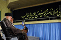 مراسم سوگواری مولای متقیان امام علی(ع) با حضور رهبر معظم انقلاب