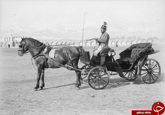 درشکه چی در میدان مشق
