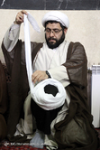 مراسم عمامه گذاری طلاب توسط آیت الله مکارم شیرازی - قم
