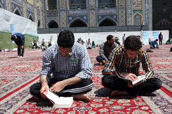 مراسم اعتکاف در مسجد گوهرشاد حرم امام رضا(ع)