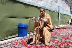 مراسم اعتکاف در مسجد گوهرشاد حرم امام رضا(ع)