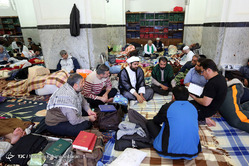مراسم اعتکاف در مسجد گوهرشاد حرم امام رضا(ع)