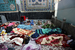 مراسم اعتکاف در مسجد گوهرشاد حرم امام رضا(ع)