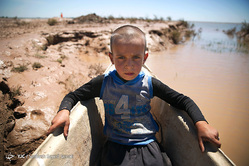 کودکان سیل زده خوزستان
