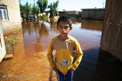 کودکان سیل زده خوزستان
