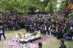 مراسم ختم مهرداد اولادی در قائمشهر