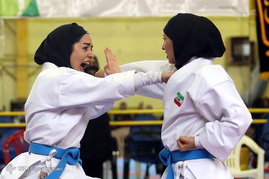 هفته پایانی سوپر لیگ کاراته بانوان

