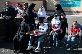 مراسم سپاس معلم در مدرسه شهیدان تقی‌زاده کهریزک
