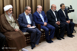 دیدار دبیرکل جهاد اسلامی فلسطین با رهبر معظم انقلاب	
