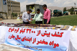 توقیف محموله قاچاق 70 میلیاردی - شیراز
