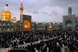 مراسم عزاداری شهادت امام موسی کاظم(ع) در حرم رضوی
