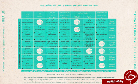 بخش صحنه‌ای جشنواره تئاتر دانشگاهی 
