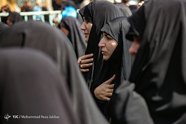 عزاداری خادمان حرم حضرت معصومه (س) در سالروز شهادت امام موسی کاظم (ع)
