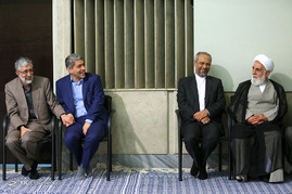 دیدار مسئولان نظام و سفرای کشورهای اسلامی با رهبر معظم انقلاب

