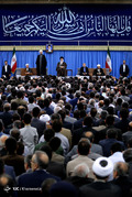 دیدار مسئولان نظام و سفرای کشورهای اسلامی با رهبر معظم انقلاب
