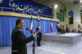 دیدار فرماندهان نیروی انتظامی با رهبر معظم انقلاب	

