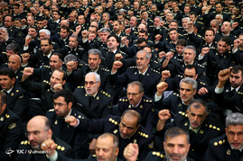دیدار فرماندهان نیروی انتظامی با رهبر معظم انقلاب	

