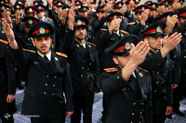 دیدار فرماندهان نیروی انتظامی با رهبر معظم انقلاب	
