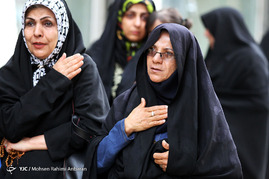 تشییع پیکر مطهر چهار شهید مدافع حرم -مشهد
