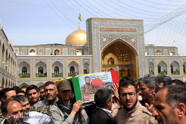 تشییع پیکر مطهر چهار شهید مدافع حرم -مشهد
