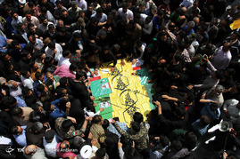 تشییع پیکر مطهر چهار شهید مدافع حرم -مشهد
