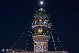 آذین بندی و  چراغانی حرم رضوی به مناسبت اعیاد شعبانیه