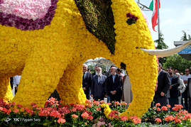 افتتاح چهاردهمین نمایشگاه بین‌المللی گل و گیاه تهران