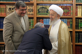 دیدار وزیر ارشاد و رئیس سازمان حج و زیارت با علما و مراجع تقلید
