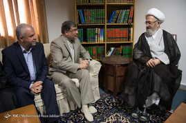 دیدار وزیر ارشاد و رئیس سازمان حج و زیارت با علما و مراجع تقلید

