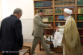 دیدار وزیر ارشاد و رئیس سازمان حج و زیارت با علما و مراجع تقلید

